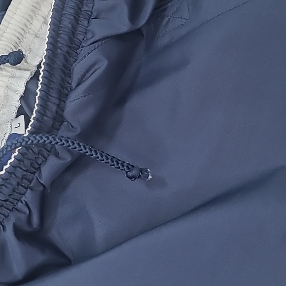 Catalina Polyester Track Pants Drawstring Zip Vent Hem Navy Size Large 12/14 - Picture 7 of 7